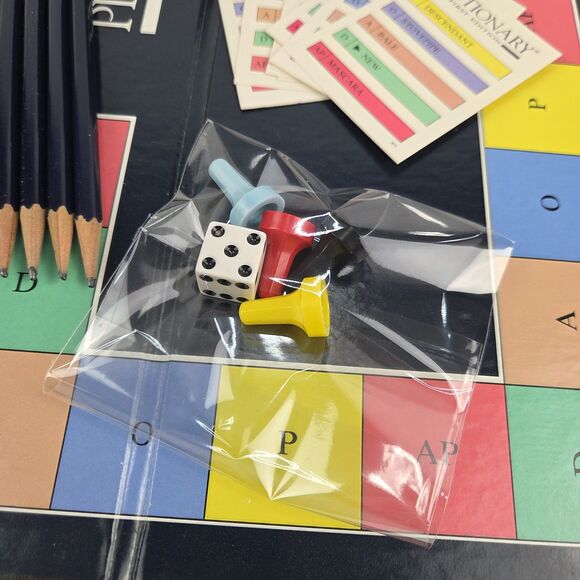 Vintage Pictionary First Edition Game 1985 Original Pieces Complete - Picture 7 of 15